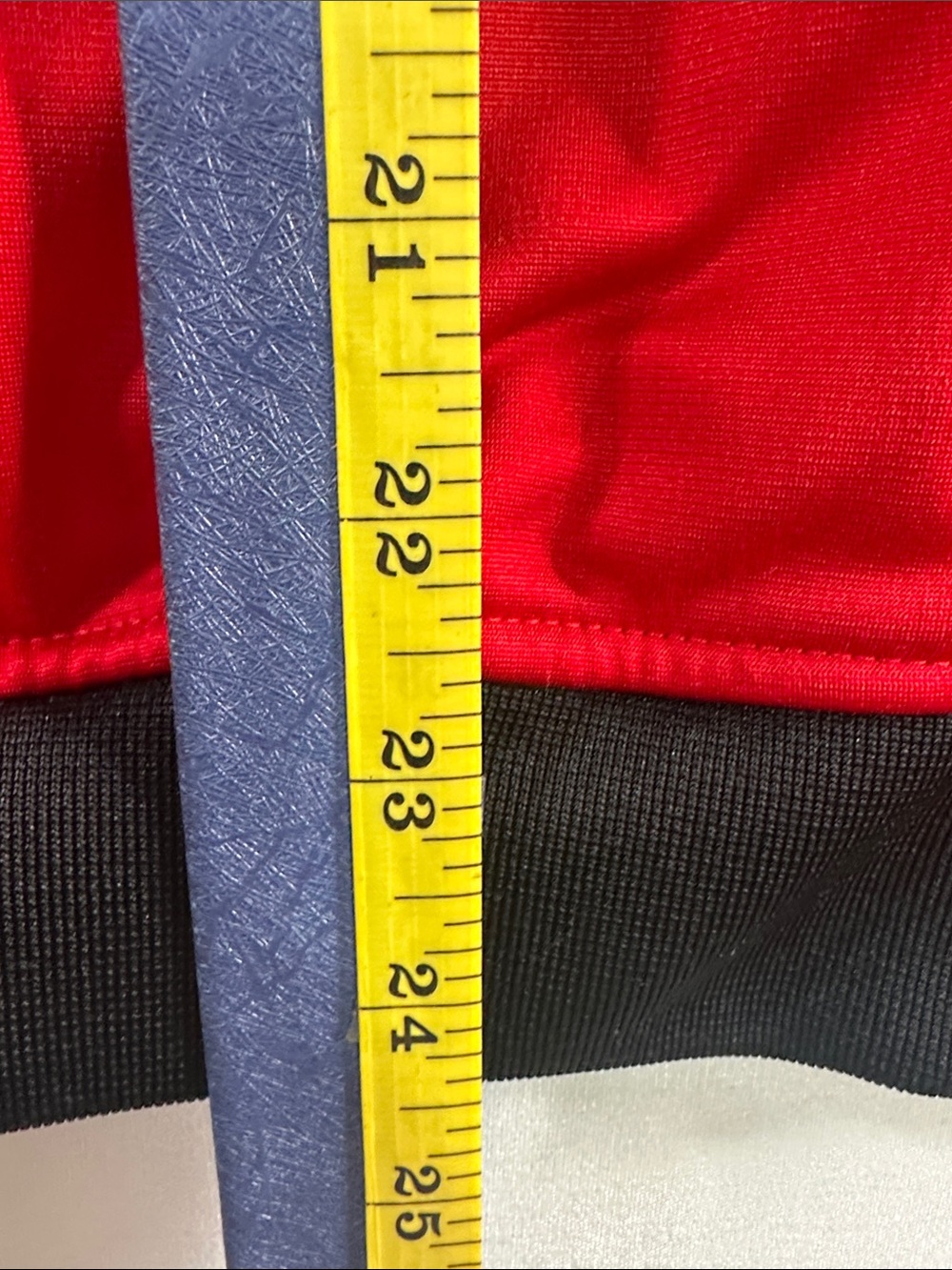 Adidas red black 3-stripes youth track jacket stand up collar  full zip closure - Picture 9 of 15
